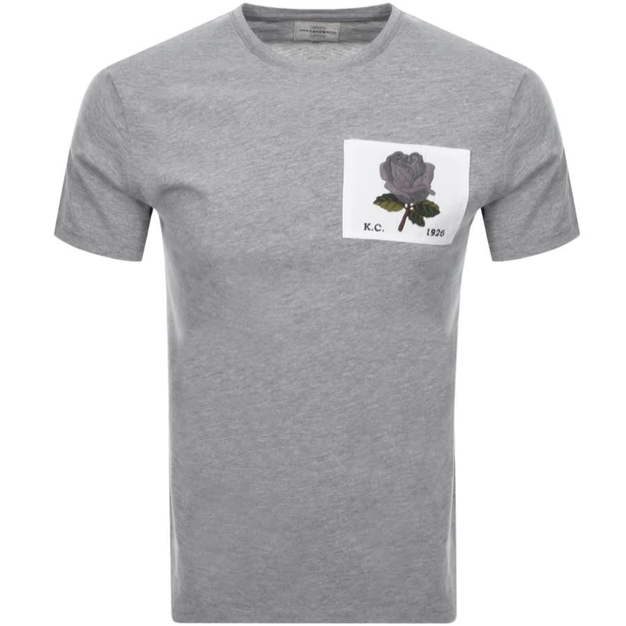 Alternative Image for ProductKent And Curwen Rose T Shirt Grey1